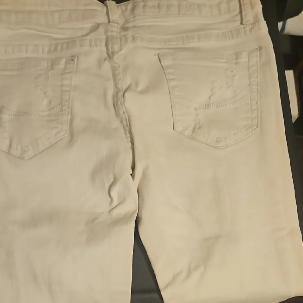 Machine White Distressed Kids Jeans - Picture 3 of 7